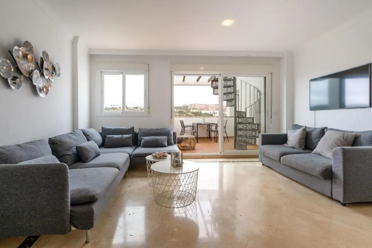 4 Penthouse, Roof Terrace In Manilva Andalucia Spanien Apartment